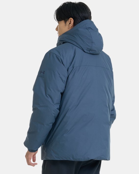 남성 ColdGear® Infrared 라이트웨이트 다운 재킷 in Gray image number 1